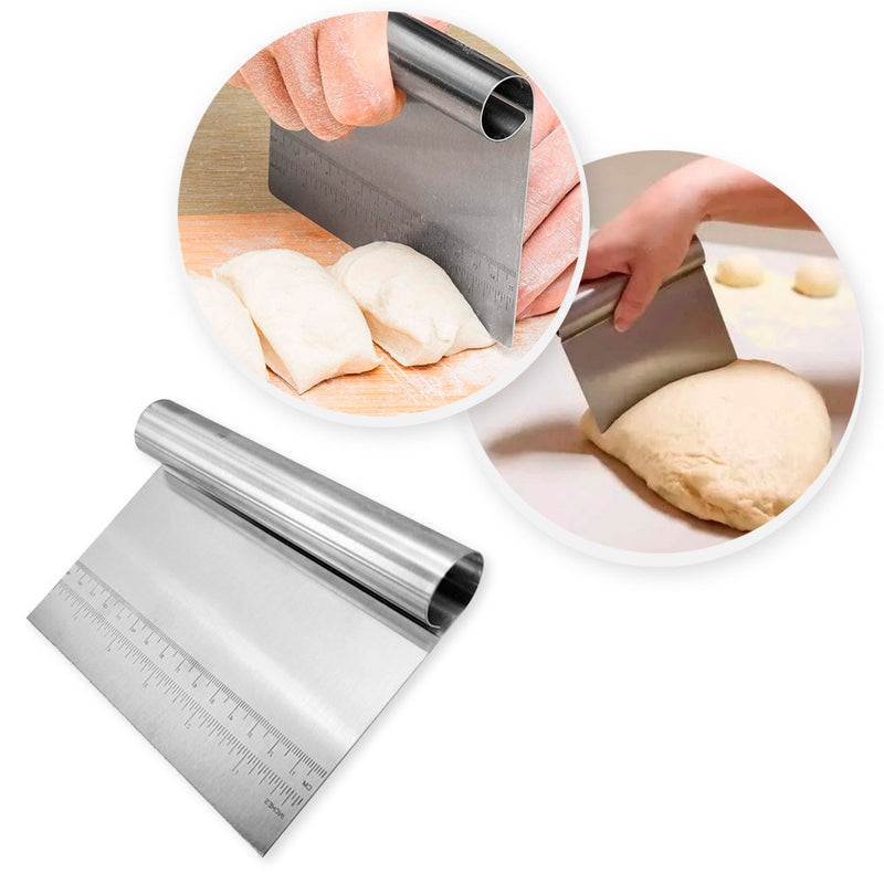 Espátula de Corte Profissional para Confeitaria em Inox - 15cm