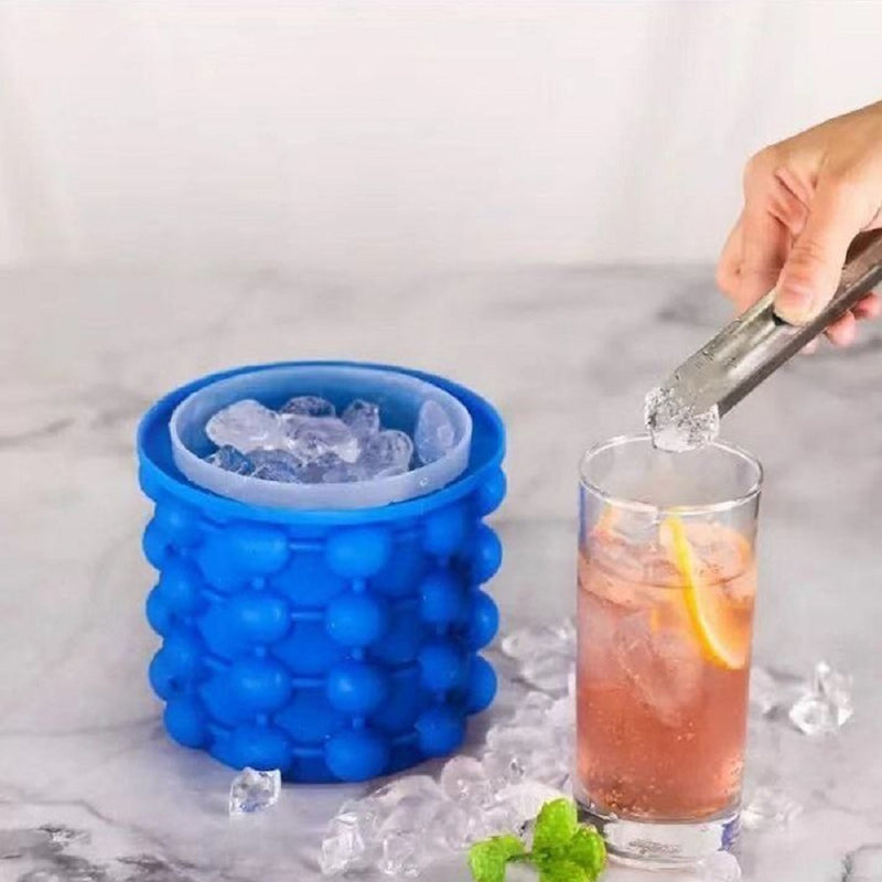 Forma de Gelo de Silicone em Formato de Balde - Ice Magic