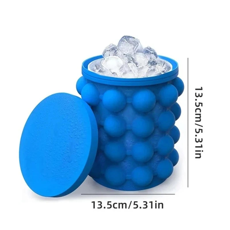 Forma de Gelo de Silicone em Formato de Balde - Ice Magic