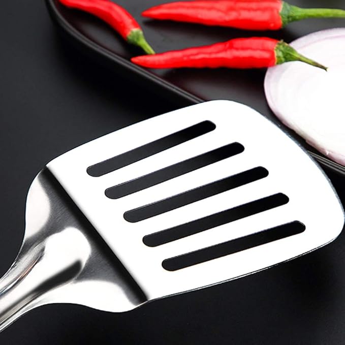 Espátula de Aço Inox para Fritura - 21,5 cm